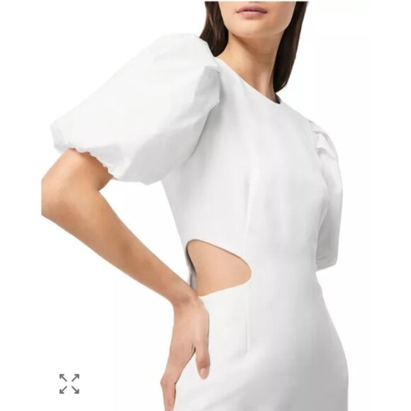 Elliatt Suffage Dress - Midi Dress White Size L - Picture 4 of 16